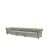 GH CHESTERFIELD 13′ SOFA SILVER