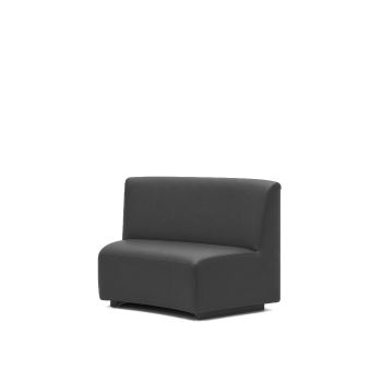 GH ENDLESS CURVE 144CM SOFA BLACK