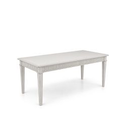 GH Sandstone Willow Dining Table - White