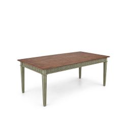 GH Sandstone Willow Dining Table With Mahogany