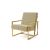 Reflection Rain Armchair Gold Champagne