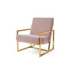 Reflection Rain Armchair Gold Rose Gold