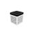 Maze Ottoman Black
