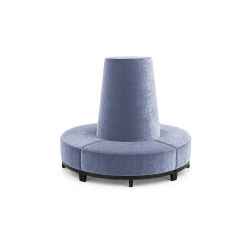 Velvet Banquette Dusty Blue