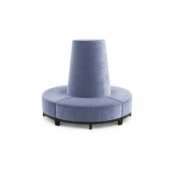 Velvet Banquette Dusty Blue