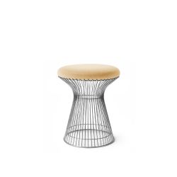 Wire Ottoman Silver - Champagne