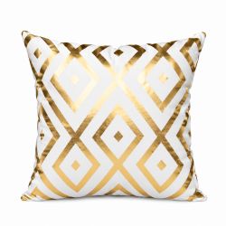 Reflection Gold Throw Pillow