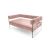 Crystal Loveseat - Light Pink
