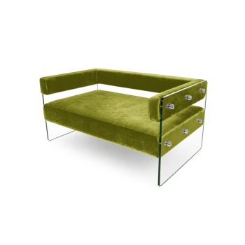 Crystal Loveseat - Moss