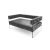 Crystal Loveseat - Silver