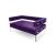 Crystal Loveseat - Eggplant