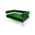 Crystal Loveseat - Emerald Green