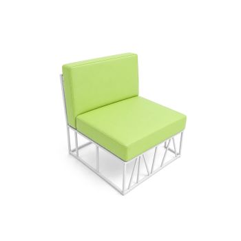 Modular Lounger Chair - Lime Green