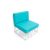 Sea-Breeze - Modular Lounger Chair - Turquoise Sea-Breeze - Modular Lounger Chair - Turquoise