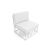 Sea-Breeze - Modular Lounger Chair - White Sea-Breeze - Modular Lounger Chair - White