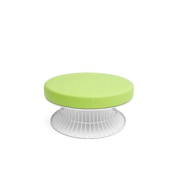 Round Lounge Ottoman - Lime Green