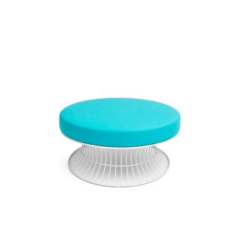 Round Lounge Ottoman - Turquoise