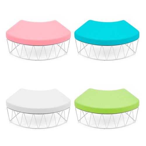 Sea-Breeze - Serpentine Ottoman