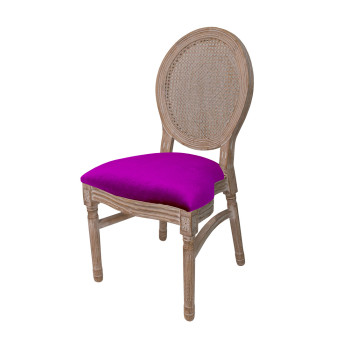 Louis Cane Back Chair Color Cushions