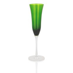 Solid Forest Green Champagne Glass