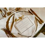 Royal Flatware Dessert Spoon Gold Set 10