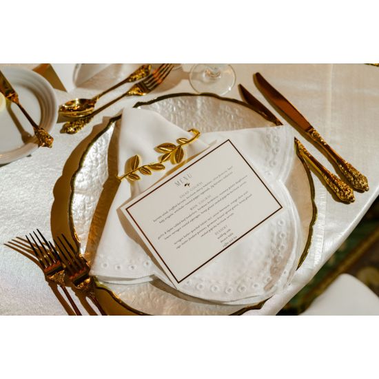 Royal Flatware Dessert Spoon Gold Set 10