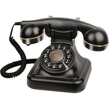 Audio Guest Book Wedding Phone (Black)