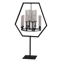 Hexagon Chandelier (Black)