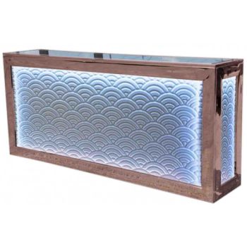 Reflection Bar 8' (Sound Wave) (Rose Gold)