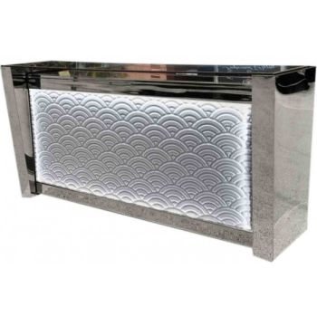 Reflection Bar 8' (Sound Wave) (Extravaganza) (Silver)