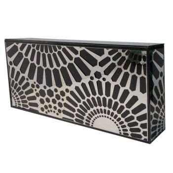Reflection Bar 8' Kaleidoscope (Black with Silver)