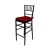 Chiavari Barstool Black Resin Cushion Brick