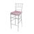 Chiavari Barstool Clear Resin Cushion Light Pink