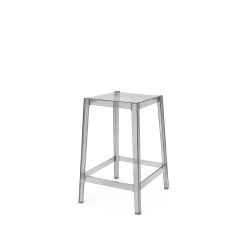Ghost Barstool Black Smoke (Without Back)