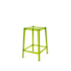 Ghost Barstool Green (Without Back)