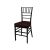 Chiavari Chair Black Cushion Brown