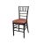 Chiavari Chair Black Cushion Coral