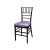 Chiavari Chair Black Cushion Lilac