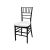 Chiavari Chair Black Cushion White