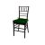 Chiavari Chair Mahogany Cushion Emerald Green