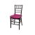 Chiavari Chair Mahogany Cushion Fuchsia