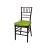 Chiavari Chair Mahogany Cushion Lime Green