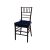 Chiavari Chair Mahogany Cushion Navy Blue