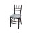 Chiavari Chair Mahogany Cushion Silver