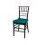 Chiavari Chair Mahogany Cushion Teal