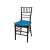 Chiavari Chair Mahogany Cushion Turquoise