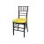 Chiavari Chair Mahogany Cushion Yellow