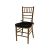 Chiavari Chair Natural Wood Cushion Black