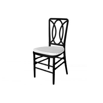 Clash Chair Black Cushion White