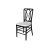 Clash Chair Black Cushion White